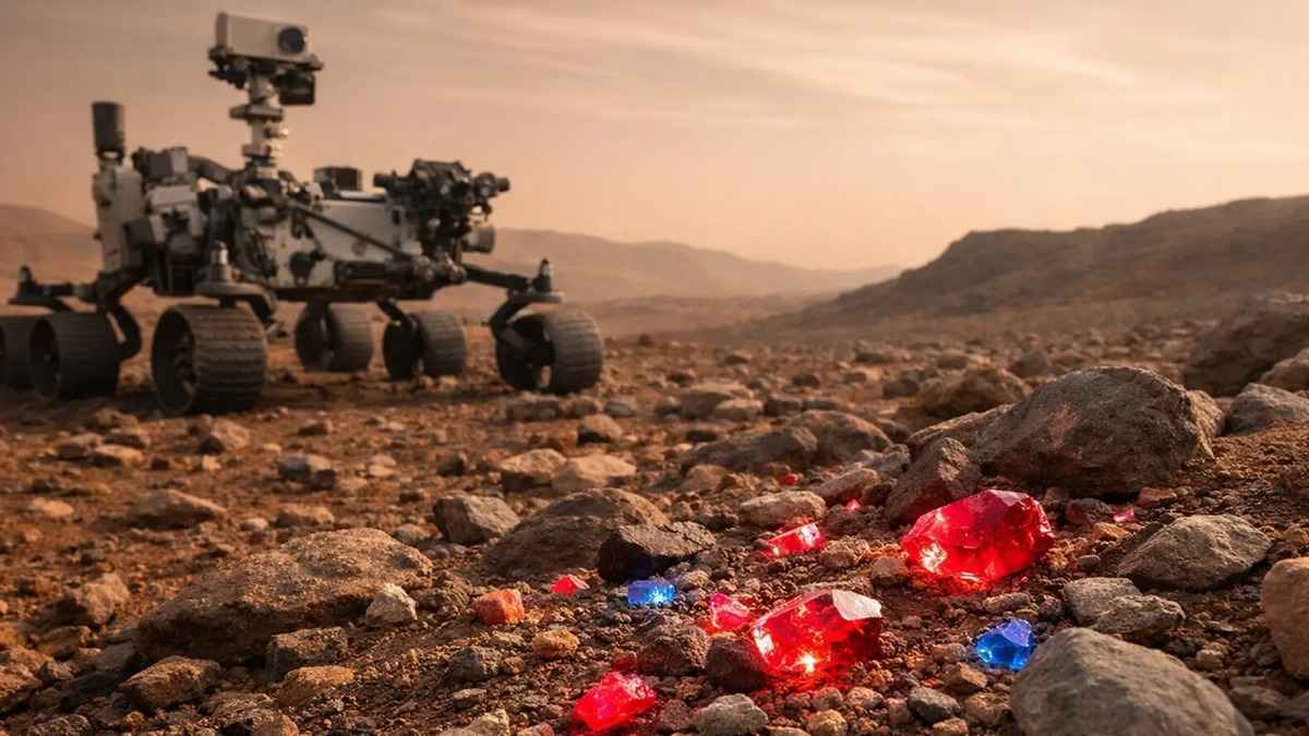 La nasa déterre des rubis et saphirs sur mars et remet en cause toute l'histoire de la planète rouge