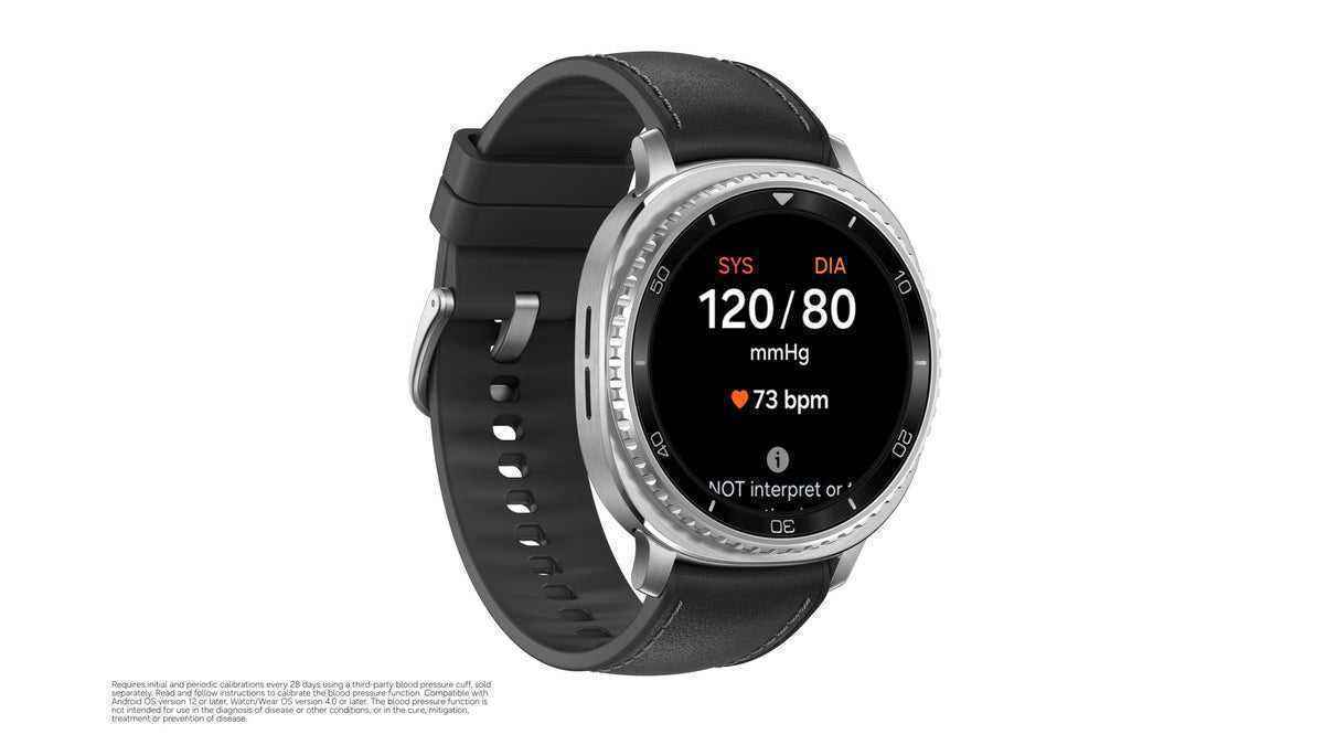 Samsung débloque enfin la tension artérielle sur galaxy watch aux états-unis