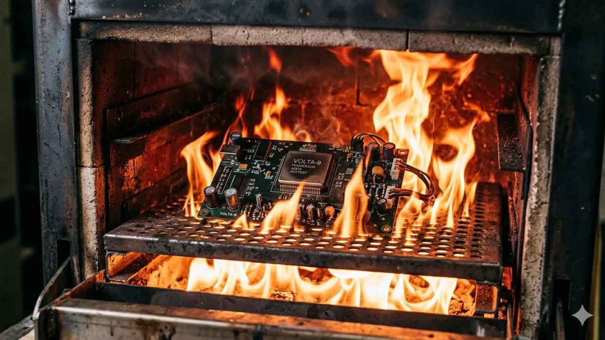 Un chip résistant au feu de la terre vénusienne